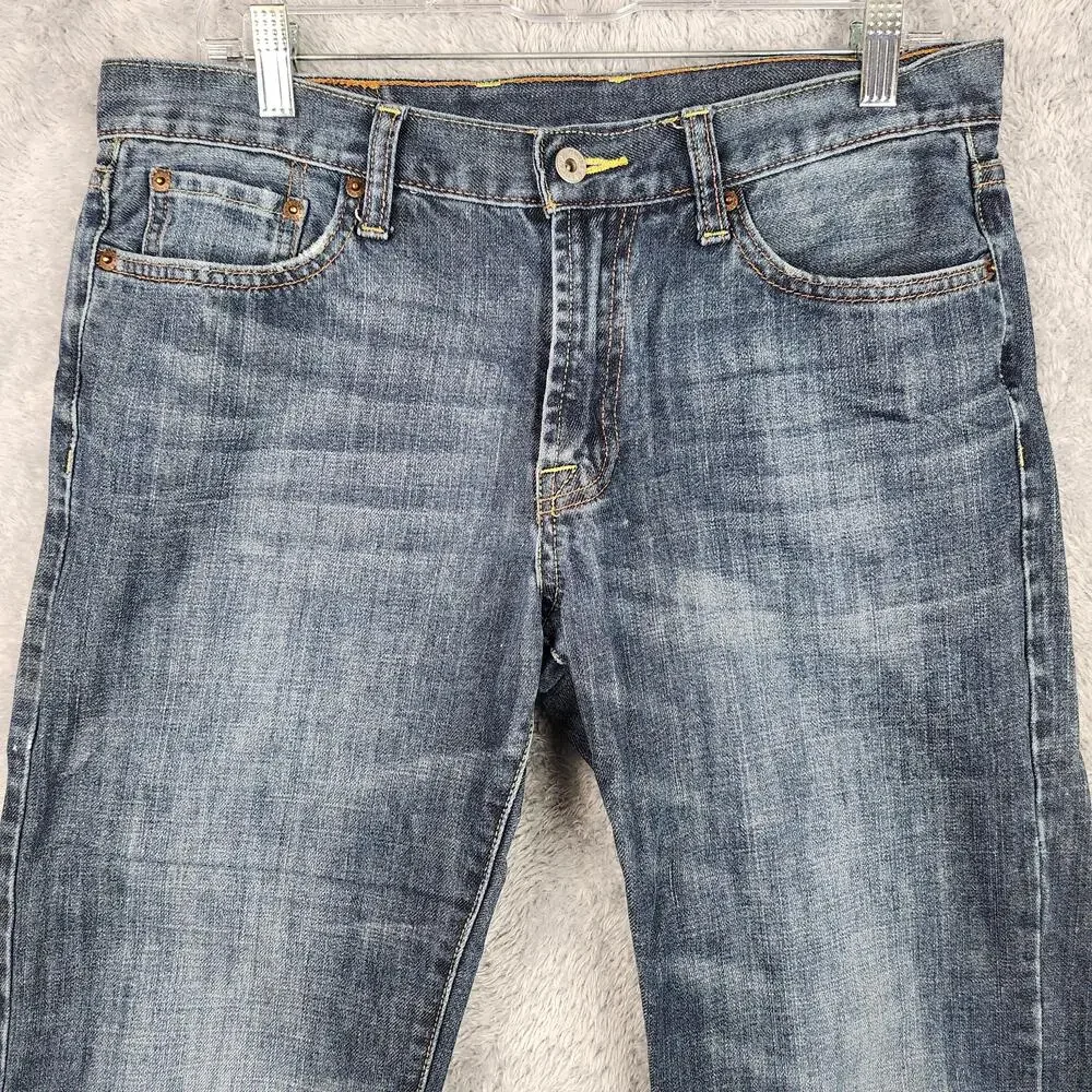 Lucky Brand 361 Vintage Straight Jeans Mens 32x31 Blue Medium Wash Denim Casual